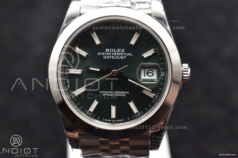 DateJust SS RelaxedFit Best VSF 41 587 1:1 Bracelet On 126300 Jubilee 904L Dial Green Edition VS 0331